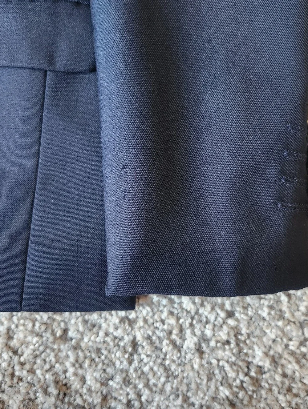 Joey Couture Boy's size 5 navy blue suit
